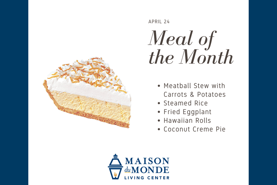 April Meal of the Month